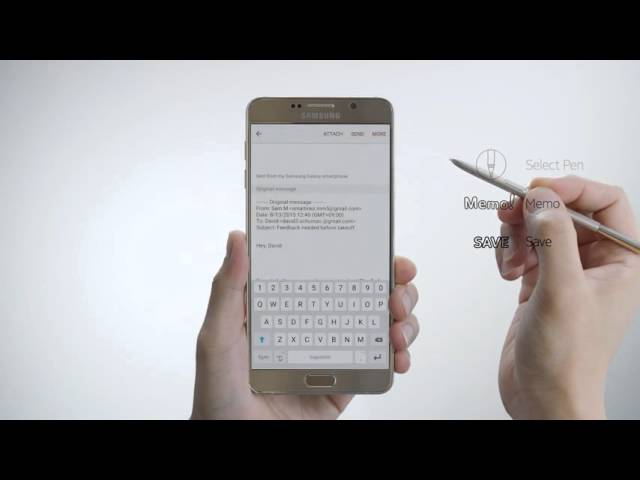 Write On PDF with Galaxy Note5