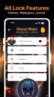 Ghost Rider - Zip Screen Lock