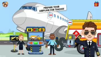 My Town Airport games for kids