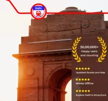 Delhi Metro App Route Map, Bus