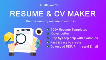 Resume Builder App, CV maker