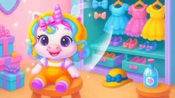 my unicorn care salon game