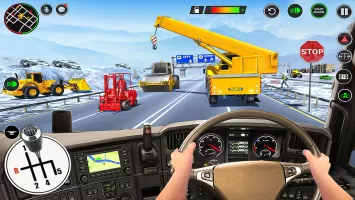 JCB Backhoe Loader Driving