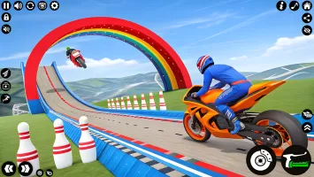 Superhero Bike Stunt Games 3D