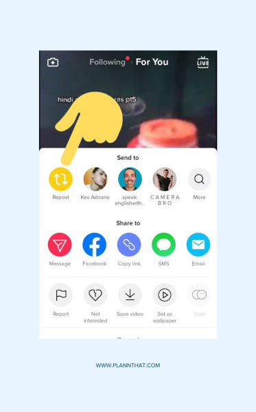 How to Repost and Undo Repost on TikTok？