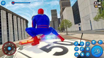 Spider Rope Hero Fighting Hero