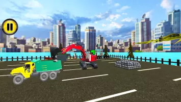 JCB Backhoe Loader Driving