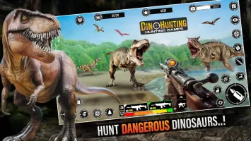 Wild Dinosaur Hunting Zoo Game