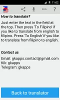 Filipino English Translator