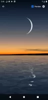 Moon Over Water Live Wallpaper