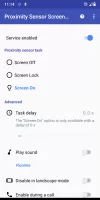 Proximity Sensor Screen Lock