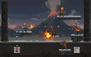 Gun Force Side-scrolling Game