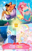 Princess Color by Number Game