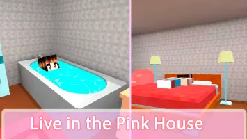 Pink Princess House Craft Game