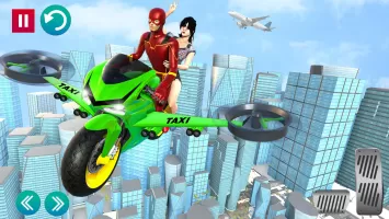 Superhero Bike Taxi Bike Games