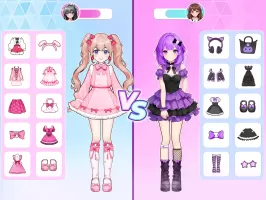 Anime Dress Up and Makeup Game