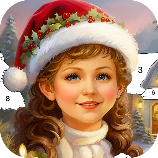 Christmas Game Color by number