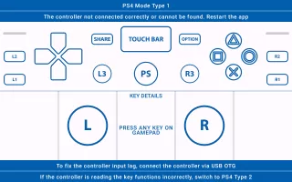 PS4 controller Tester