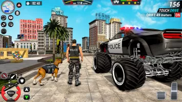 Police Monster Truck Car Games