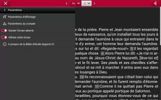 Bible d'étude Segond 21