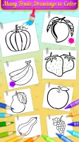 Fruits Coloring Book