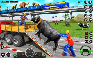 Animal Transports Truck Games