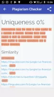 Plagiarism checker
