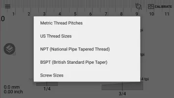 Thread pitch gauge