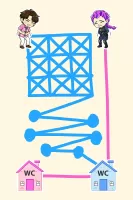Toilet Rush Race: Draw Puzzle