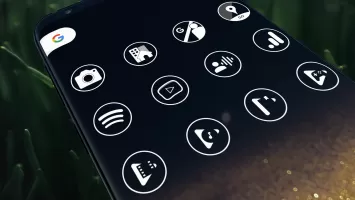 Monoic White Minimal Icon Pack