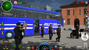 Police Bus Driving Game 3D