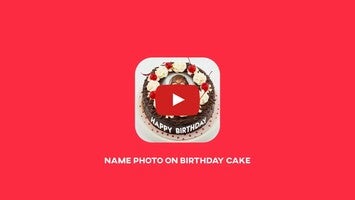 Name Photo On Birthday Cake - Birthday Photo Frame