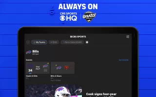 CBS Sports App