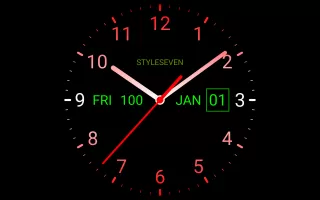 Analog Clock Live Wallpaper-7