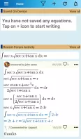 Equation Editor and Q&A Forum