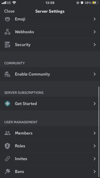 How to leave a Discord server？