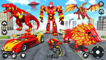 Robot Transform Robot Car Game