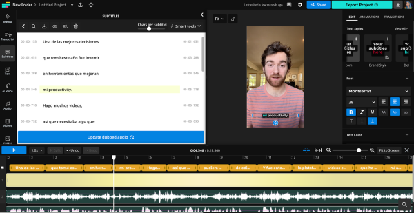 How to use YouTube's AI Auto Dubbing?