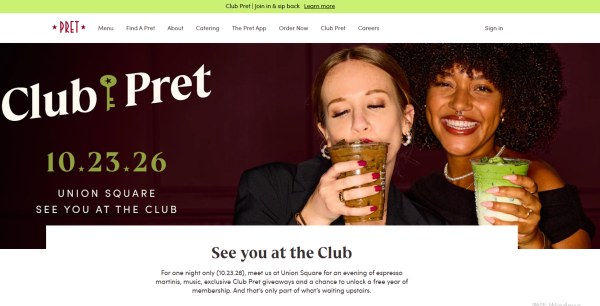 Pret A Manger: Coffee & Food