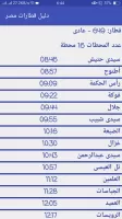 مواعيد قطارات مصر+ سعر التذكرة