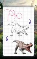 How to draw dinosaurs by steps