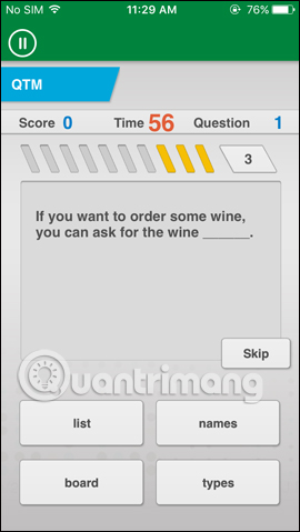 Johnny Grammar’s Word Challenge