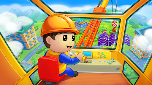 Truck games - build a house