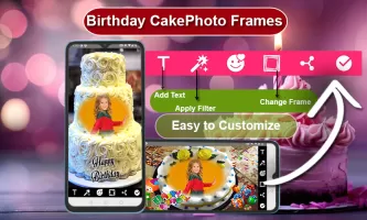 Birthday Cake Photo Editor