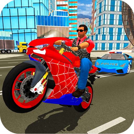 Superhero Stunt Bike Simulator
