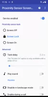 Proximity Sensor Screen Lock