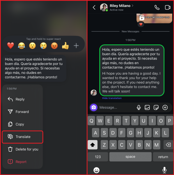 How to Translate Instagram Messages, Images, and Videos