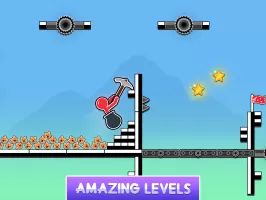 Hammer Climb Stick man Game