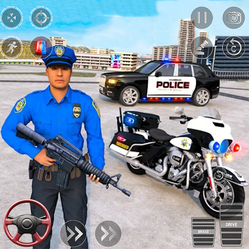 Drive Police Parking Car Games