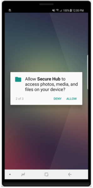 Citrix Secure Hub